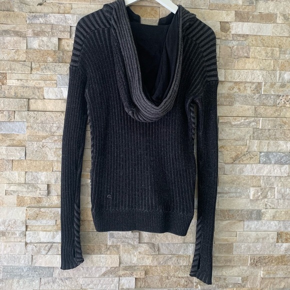 Lululemon Embrace Knit Hoodie zip sweater, 4 - Picture 3 of 5